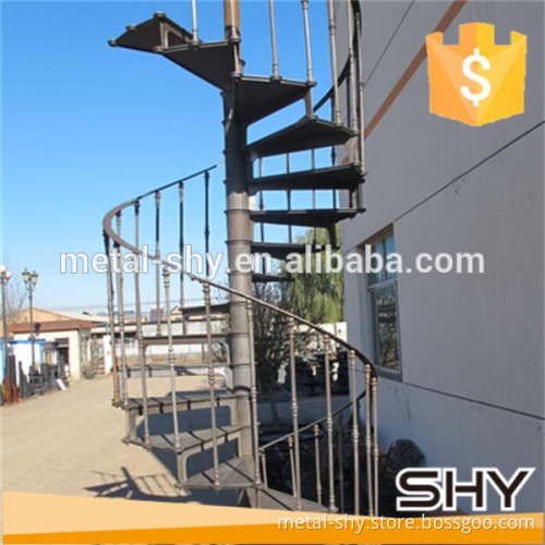 indoor cast iron spiral stairs